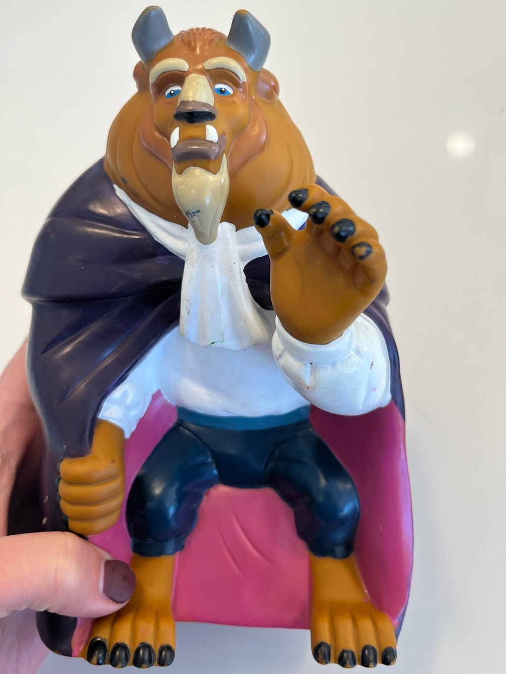 Beauty And The Beast Rubber Hand Puppet